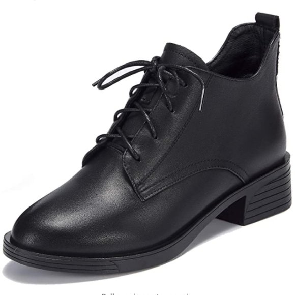 Free Shoes - NWT Black Leather Doc Marten Style Combat Booties